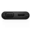 USB-C Hub DELL USB-C - HDMI / VGA / Ethernet / USB 3.0 Black