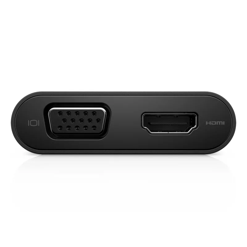 USB-C Hub DELL USB-C - HDMI / VGA / Ethernet / USB 3.0 Black