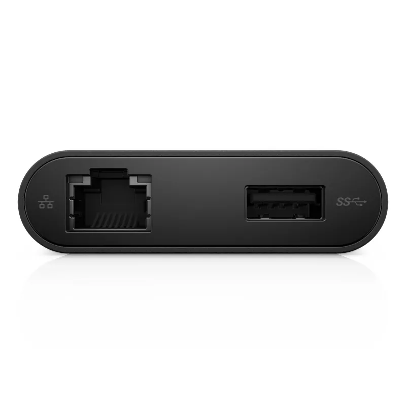 USB-C Hub DELL USB-C - HDMI / VGA / Ethernet / USB 3.0 Black