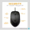 Mouse HP USB Fingerprint Mouse USB Type-A