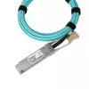 BlueOptics InfiniBand/fibre optic cable 1 m QSFP28 Aqua colour