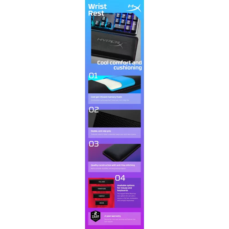 HyperX Wrist Rest - Mouse