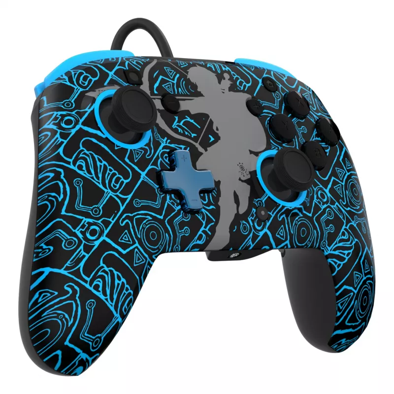 PDP Nintendo Switch Sheikah Shoot REMATCH GLOW Controller, Gamepad, Nintendo Switch, Nintendo Switch Lite, Nintendo Switch OLED, D-pad, Home button, Analogue / Digital, Wired, USB