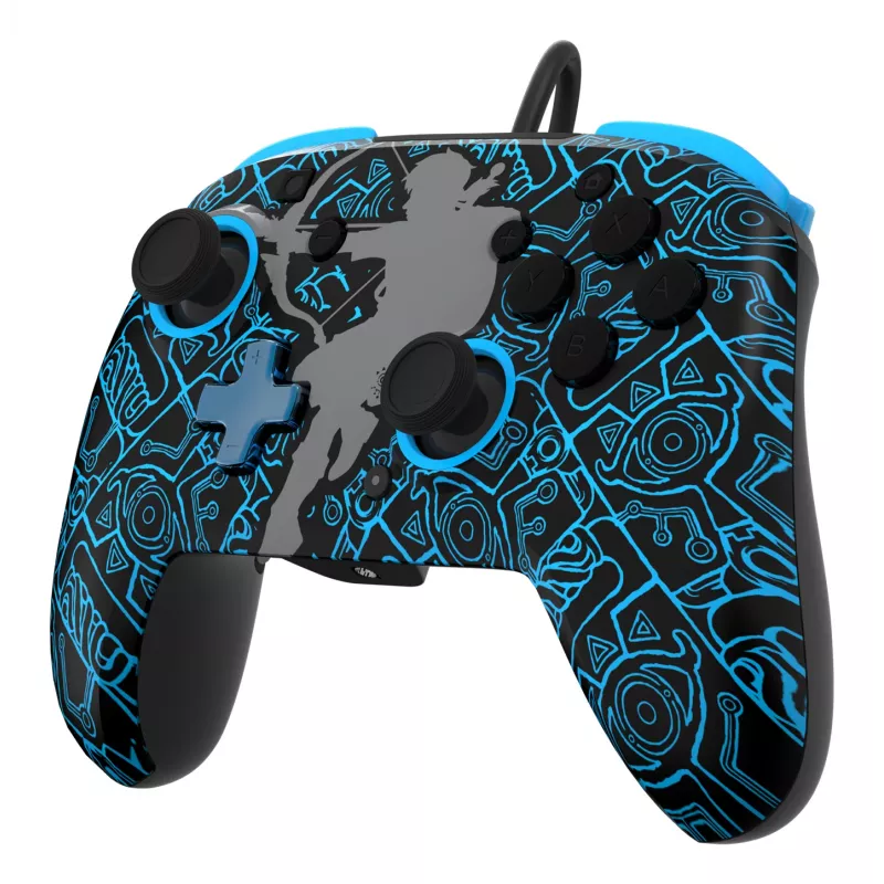 PDP Nintendo Switch Sheikah Shoot REMATCH GLOW Controller, Gamepad, Nintendo Switch, Nintendo Switch Lite, Nintendo Switch OLED, D-pad, Home button, Analogue / Digital, Wired, USB