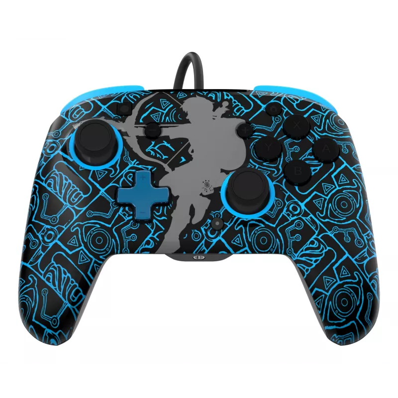 PDP Nintendo Switch Sheikah Shoot REMATCH GLOW Controller, Gamepad, Nintendo Switch, Nintendo Switch Lite, Nintendo Switch OLED, D-pad, Home button, Analogue / Digital, Wired, USB