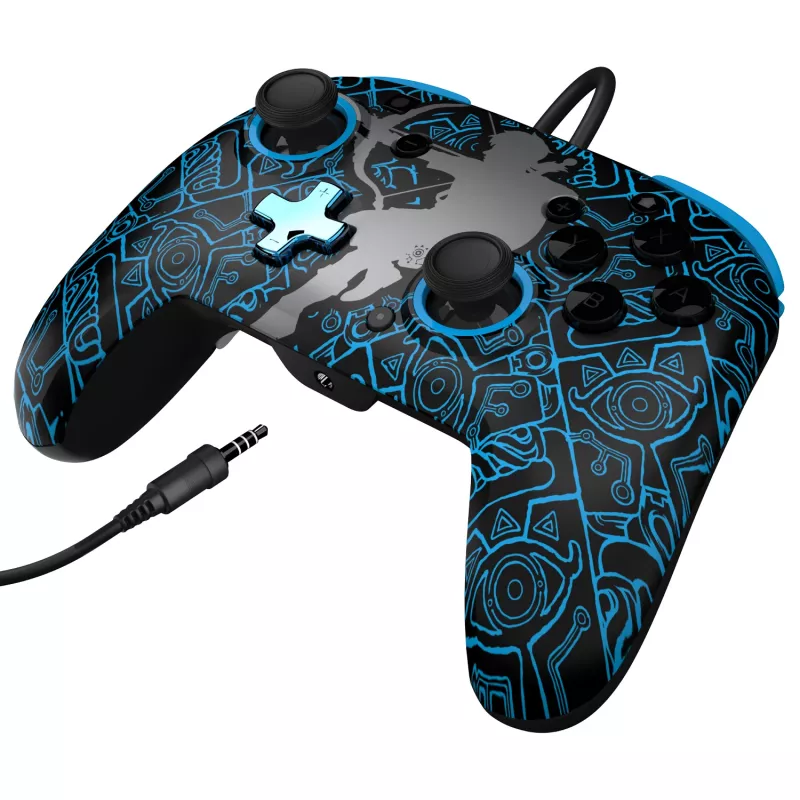 PDP Nintendo Switch Sheikah Shoot REMATCH GLOW Controller, Gamepad, Nintendo Switch, Nintendo Switch Lite, Nintendo Switch OLED, D-pad, Home button, Analogue / Digital, Wired, USB