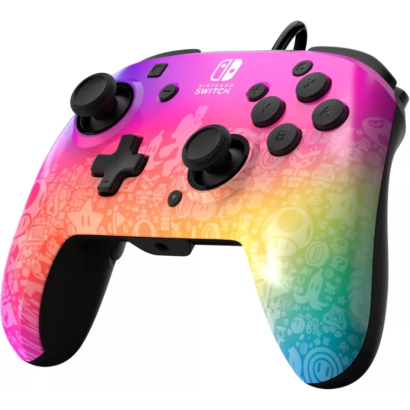 PDP REMATCH Wired Controller: Star Spectrum for Nintendo Switch, Nintendo Switch - OLED Model