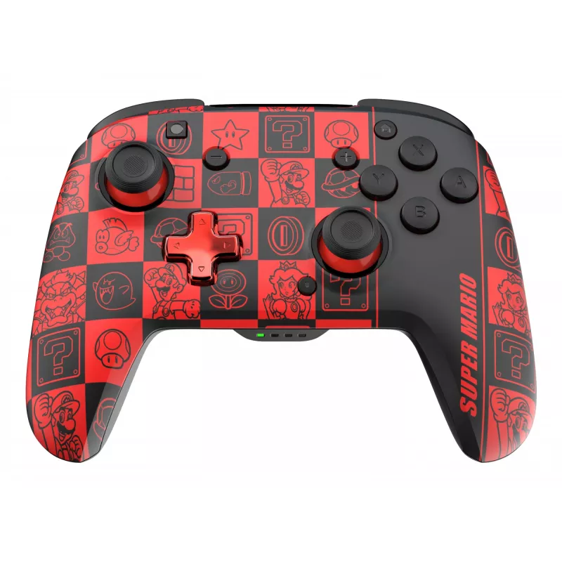 PDP REMATCH GLOW Black, Green, Red Gamepad Analogue / Digital Nintendo Switch, Nintendo Switch OLED