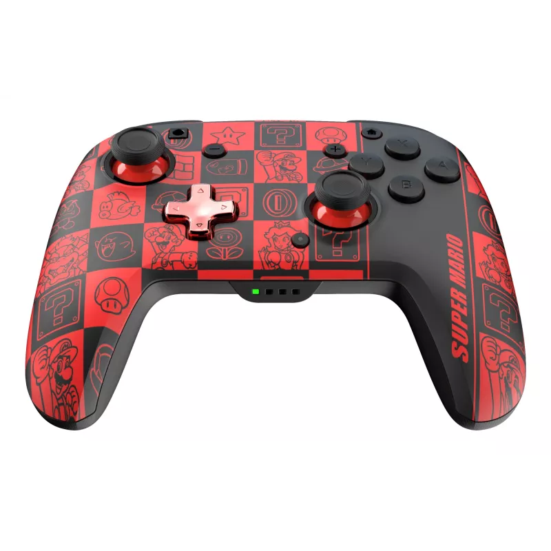 PDP REMATCH GLOW Black, Green, Red Gamepad Analogue / Digital Nintendo Switch, Nintendo Switch OLED