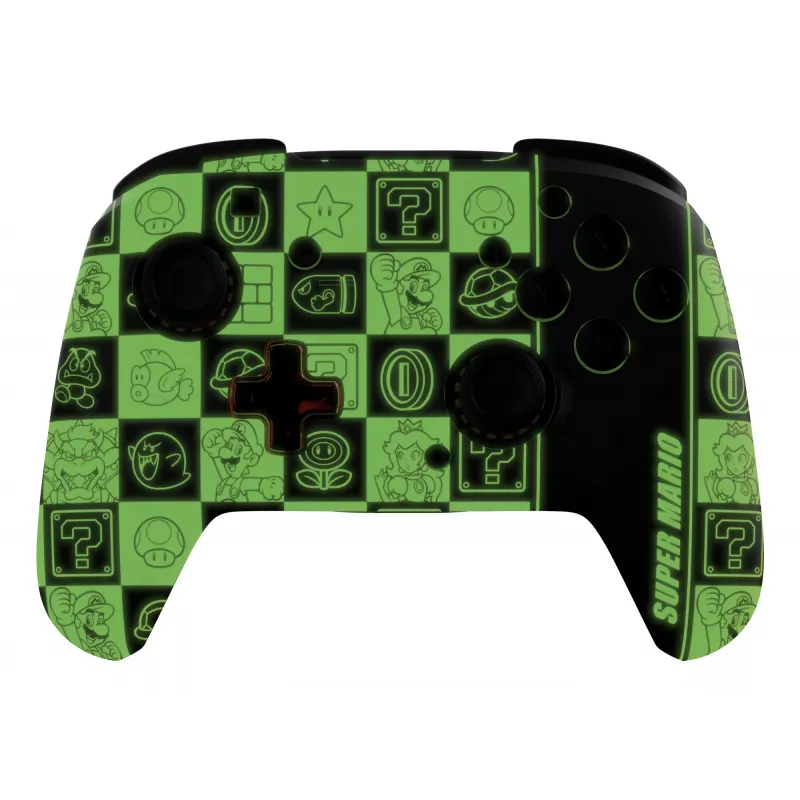 PDP REMATCH GLOW Black, Green, Red Gamepad Analogue / Digital Nintendo Switch, Nintendo Switch OLED