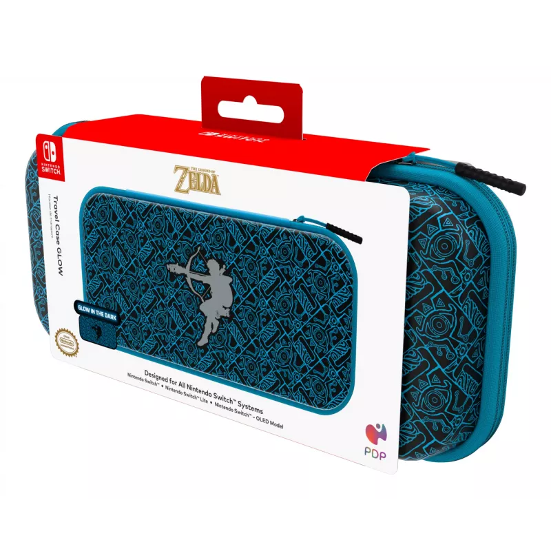 PDP Travel Case GLOW: Sheikah Shoot, For Nintendo Switch, Nintendo Switch Lite, Nintendo Switch - OLED Model