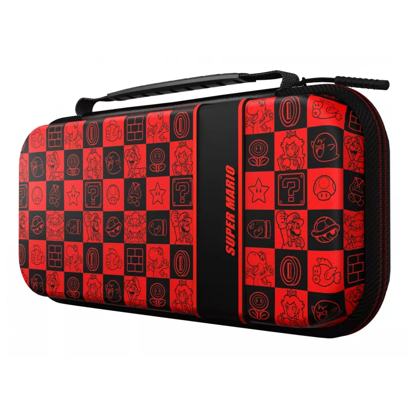 PDP Travel Case Plus GLOW: Super Icon, For Nintendo Switch, Nintendo Switch Lite, Nintendo Switch - OLED Model