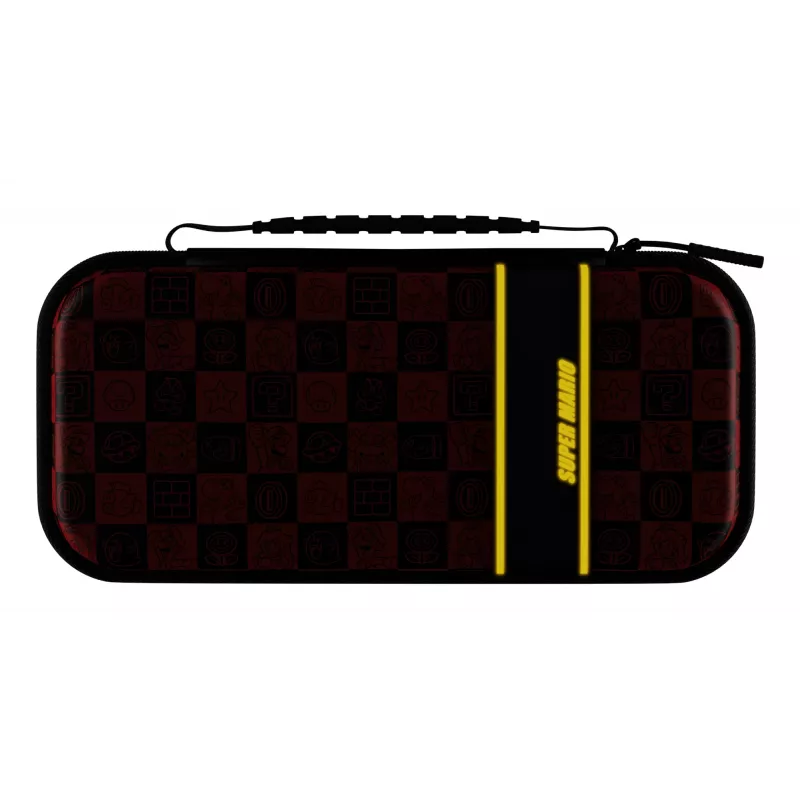PDP Travel Case Plus GLOW: Super Icon, For Nintendo Switch, Nintendo Switch Lite, Nintendo Switch - OLED Model