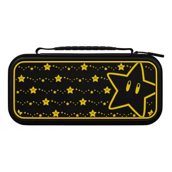 PDP Travel Case Plus GLOW: Super Star, For Nintendo Switch, Nintendo Switch Lite, Nintendo Switch - OLED Model