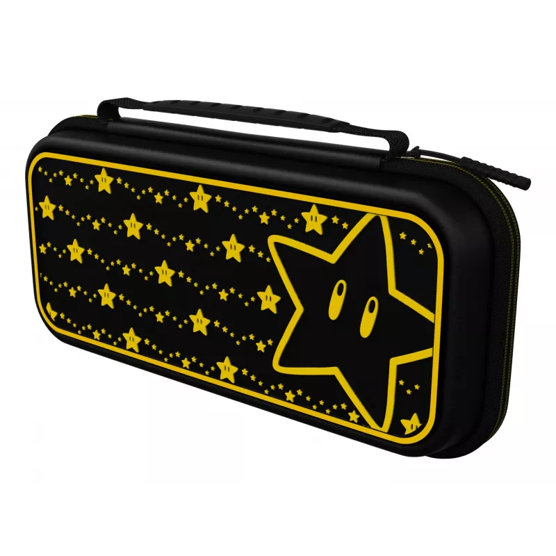 PDP Travel Case Plus GLOW: Super Star, For Nintendo Switch, Nintendo Switch Lite, Nintendo Switch - OLED Model