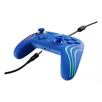 PDP Afterglow Wave Blue USB Gamepad Analogue / Digital Nintendo Switch, Nintendo Switch OLED