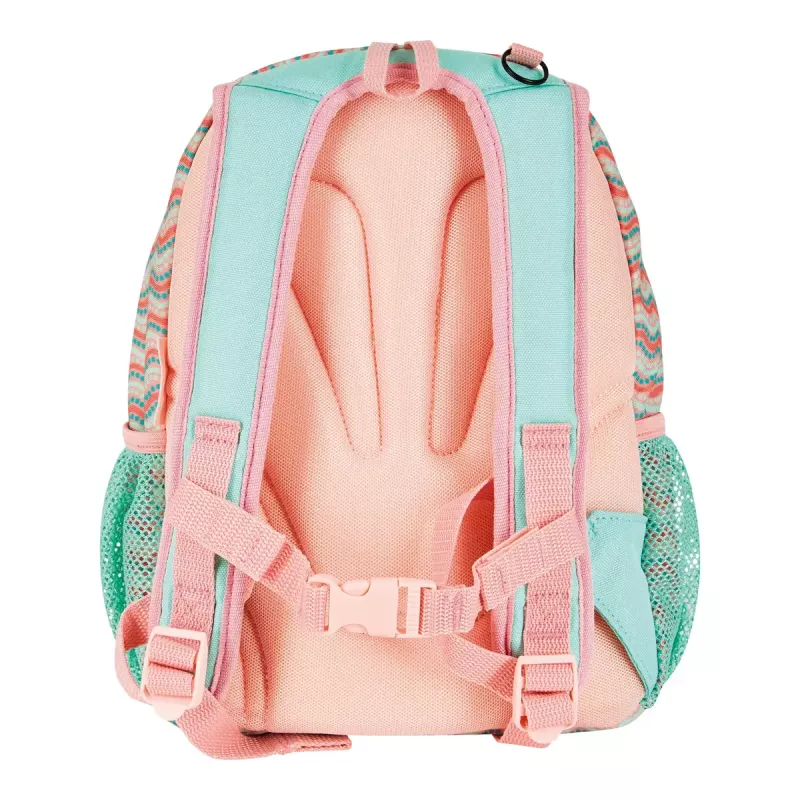 School backpack Herlitz Rookie Sweet Jungle Green Peach Polyester