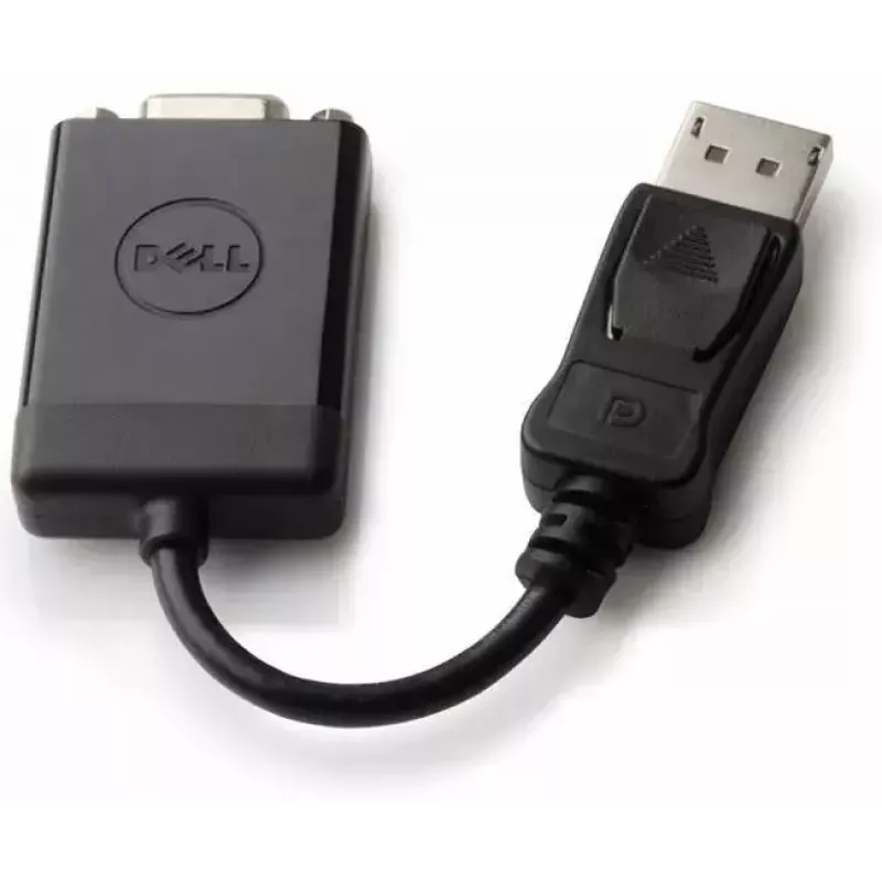 DisplayPort to VGA adapter Dell 52MJC — supports up to 1920x1200 resolution