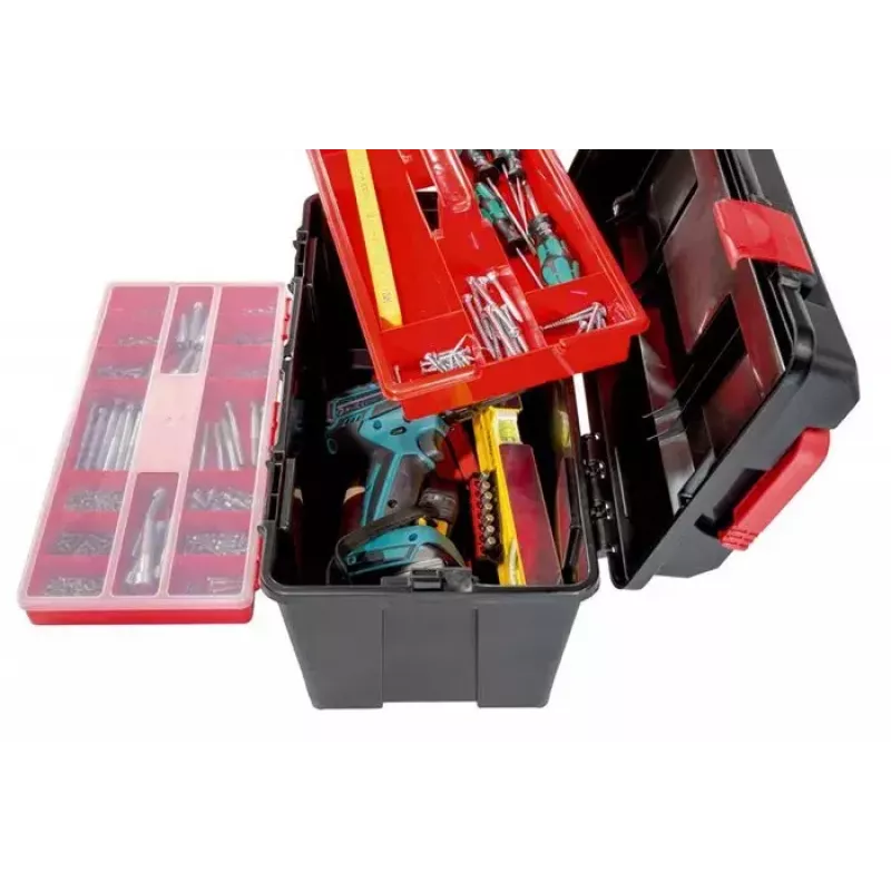 Tool box Parat 5811000391 Polypropylene Black Red Width 445 mm
