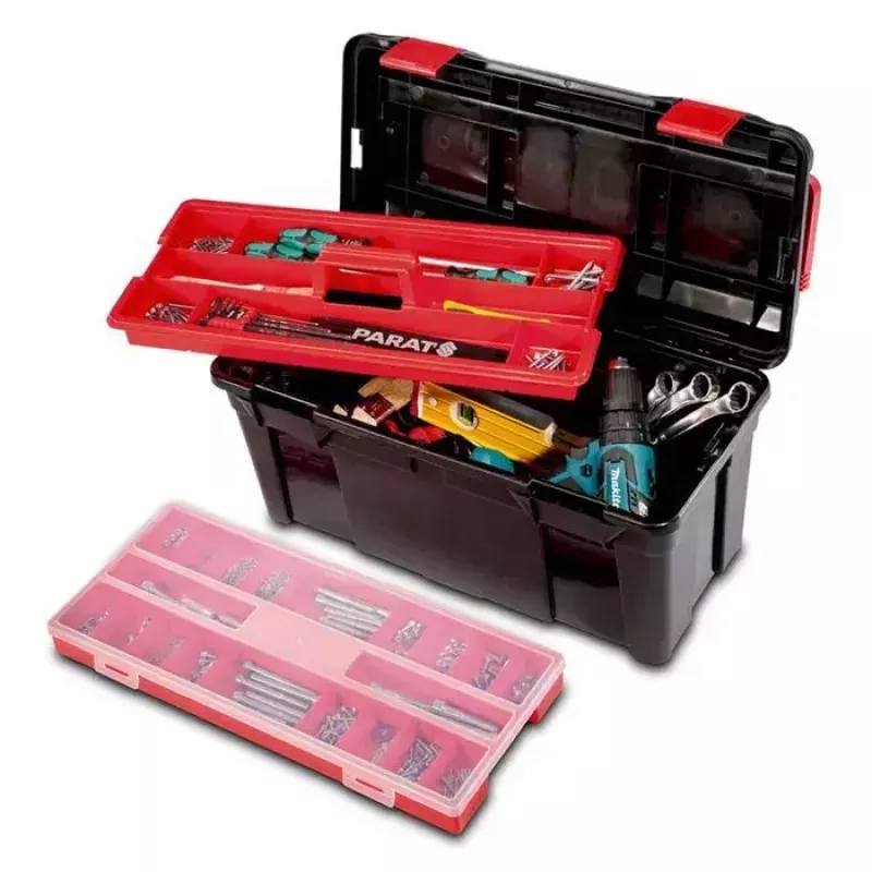 Tool box Parat 5813000391 Polypropylene Black Red 580x285x290 mm