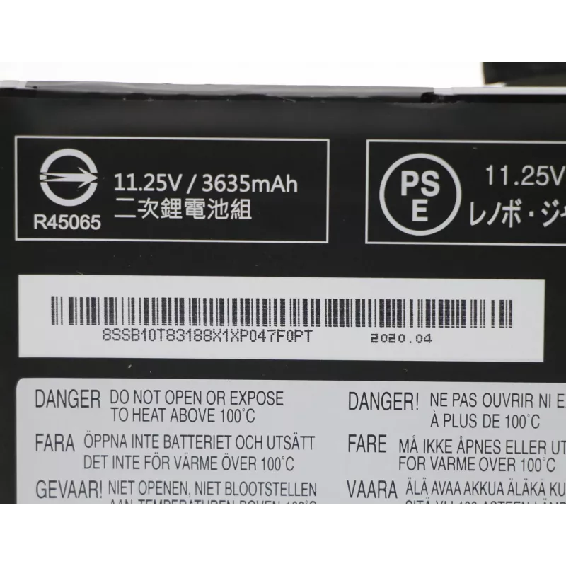Internal Laptop Battery Lenovo 3-cell 42Wh Li‑Ion model 5B10W13945