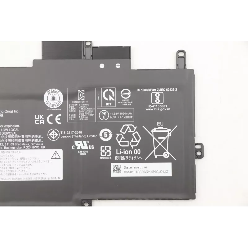 Internal Battery Lenovo 5B10W13963 48.2Wh Li‑Ion for compatible Lenovo laptops