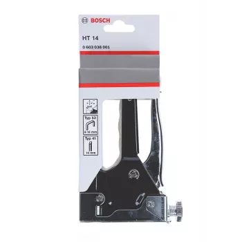 Bosch 0 603 038 001 manual staple gun Black, Stainless steel