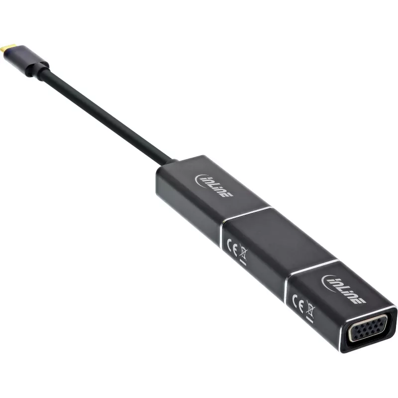 InLine USB Display Converter Set 6-in-1, 4K/60Hz black