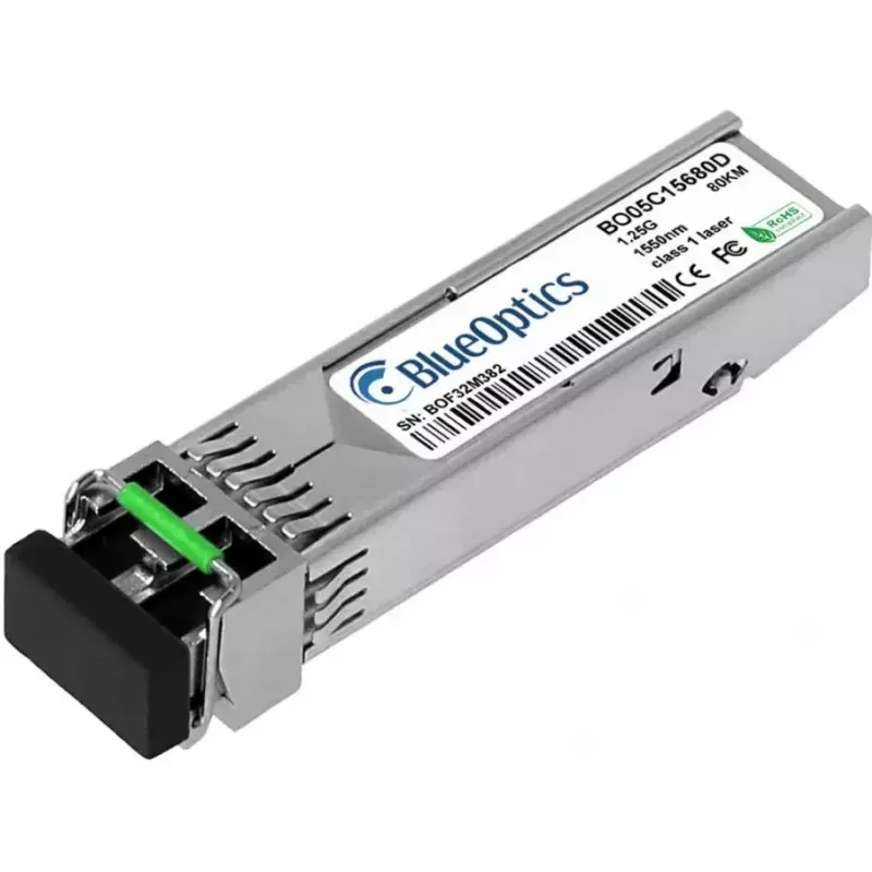 Fiber optic transceiver module BlueOptics 740-031849-BO SFP LC Aluminium 20g