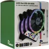 Fan Inter-Tech RS-04 RGB Computer case Fan 12 cm Black