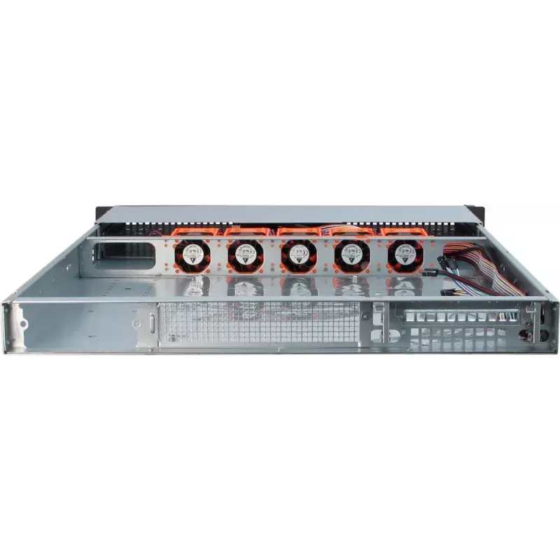 Server Case Inter-Tech 1U-10265 Rack Black