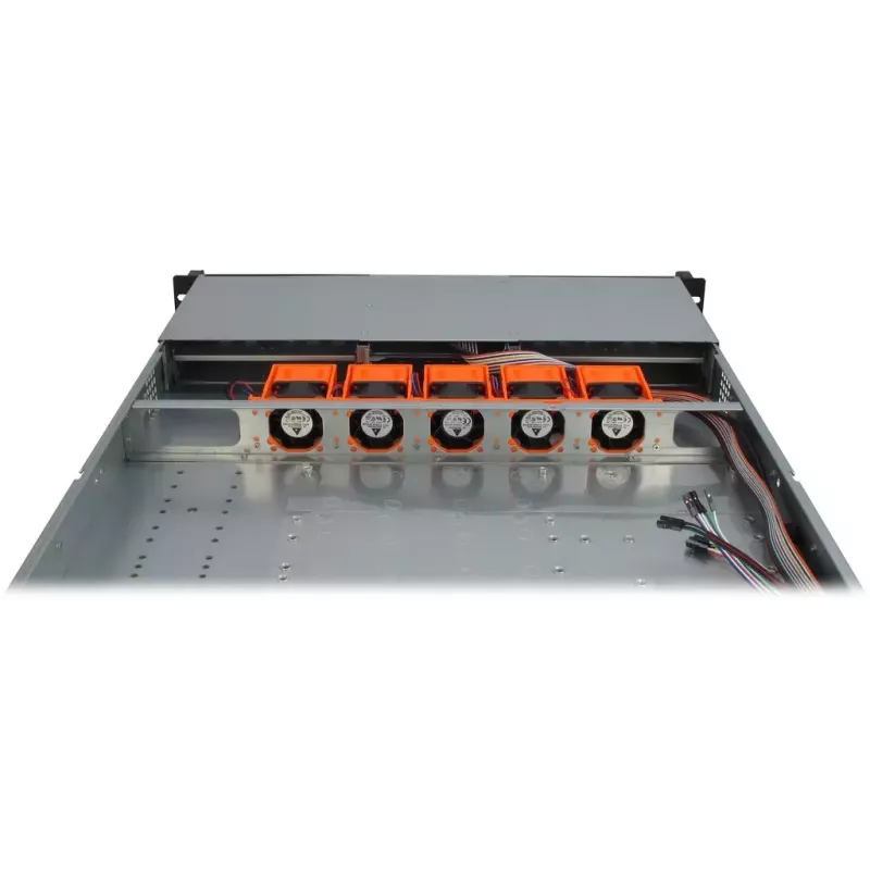 Server Case Inter-Tech 1U-10265 Rack Black