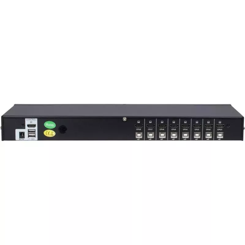KVM switch Inter-Tech AS-9108HA Rack mounting Black