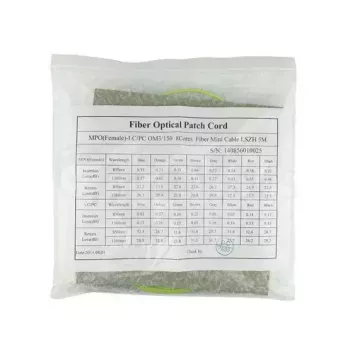 BlueOptics InfiniBand fibre optic cable 5 m MTP 4x LC Green