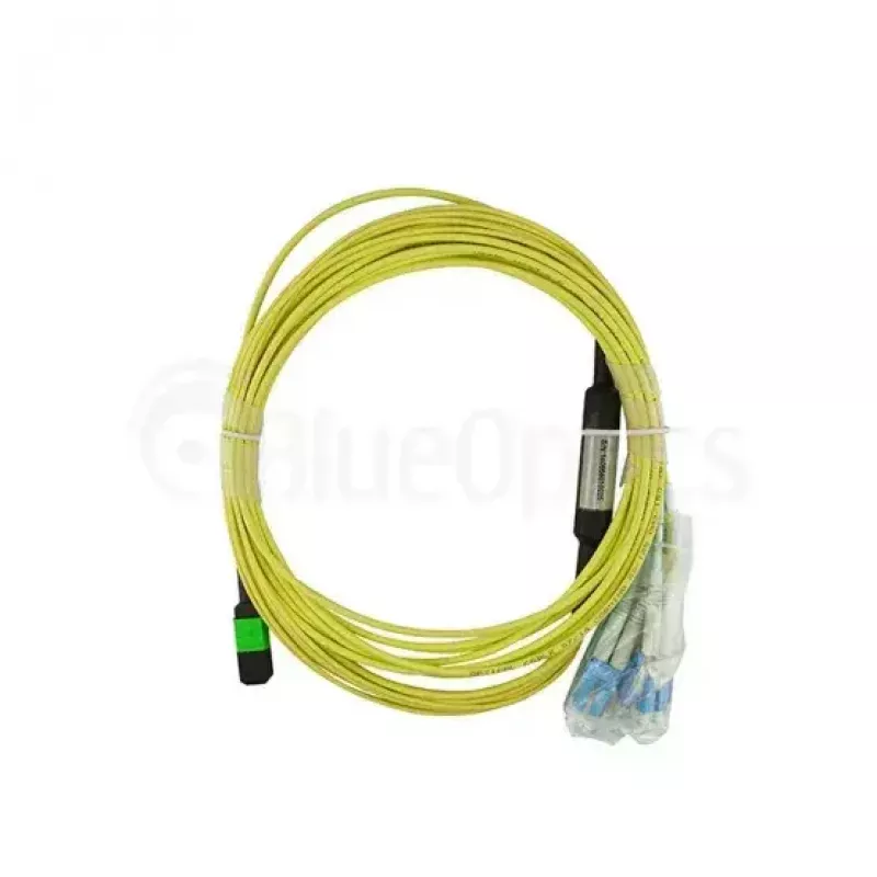 BlueOptics InfiniBand fibre optic cable 5 m MTP 4x LC Green