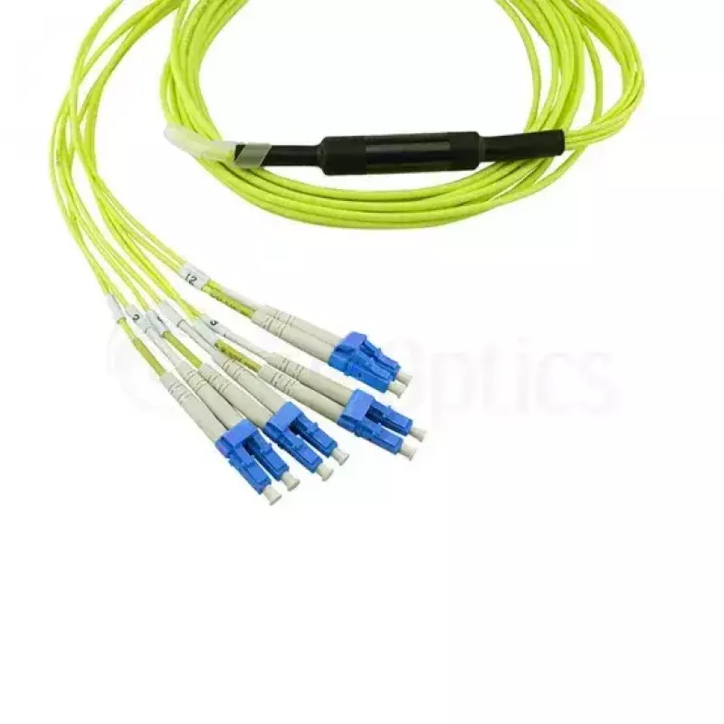 BlueOptics InfiniBand fibre optic cable 5 m MTP 4x LC Green