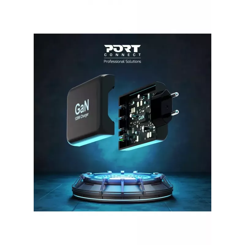 Mobile device charger Port Designs 900107-EU AC Fast charging Indoor Black