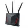 Tabletop wireless router ASUS RT-AC2900, Dual-band 2.4/5 GHz, Wi‑Fi 5 (802.11ac), 2917 Mbps, Gigabit Ethernet, 4 LAN ports, USB, 4 antennas
