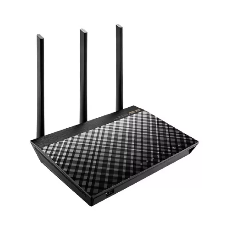 ASUS RT-AC1900U wireless router Gigabit Ethernet Dual-band (2.4 GHz / 5 GHz) Black