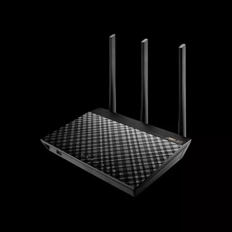 ASUS RT-AC1900U wireless router Gigabit Ethernet Dual-band (2.4 GHz / 5 GHz) Black