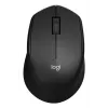Logitech mouse M330 SILENT PLUS — RF wireless, right-hand, 1000 DPI, 3 buttons, scroll wheel, black, battery-powered