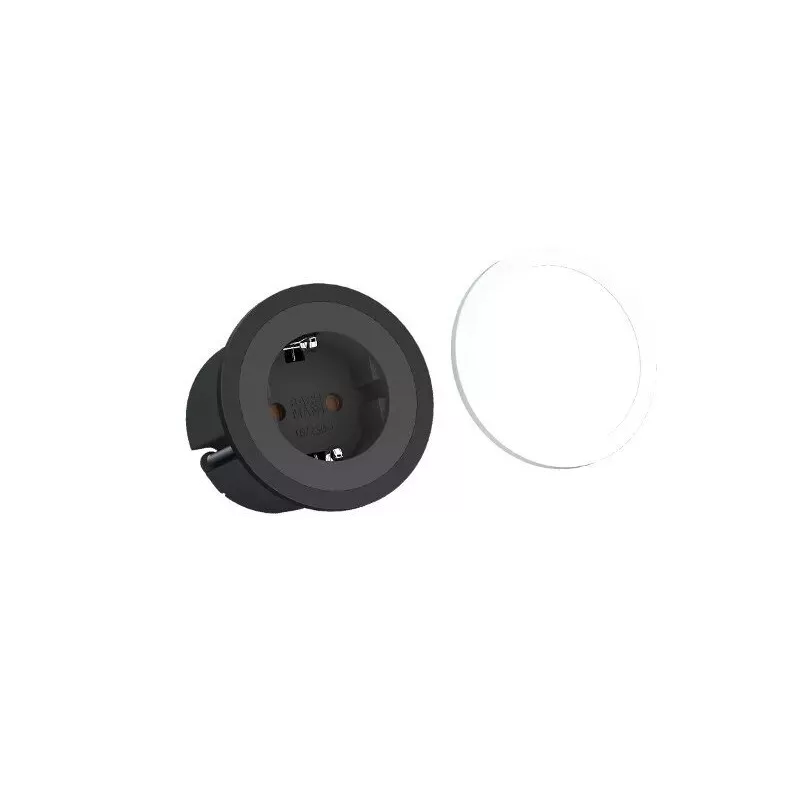 Socket outlet Type F Bachmann 926.000 Black