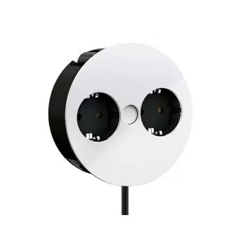 Power extension Bachmann Twist 2m 2 AC outlets Indoor White