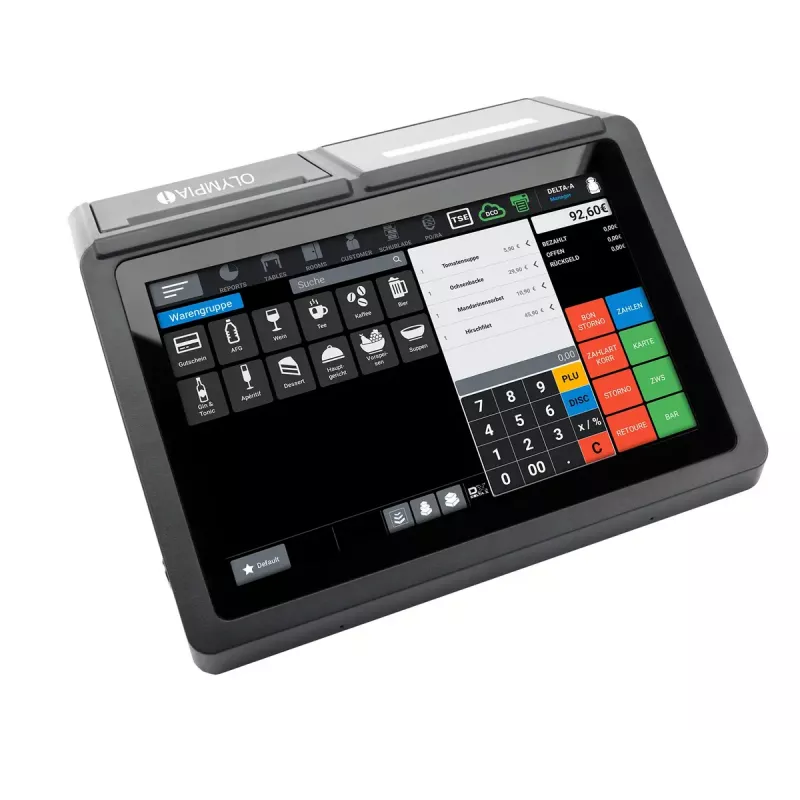 Cash register Olympia T110 Direct thermal printer, 100000 PLUs, LED display (10.1 inch)
