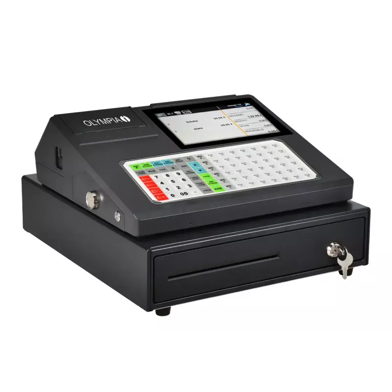 Cash register Olympia K200 PLUS — Direct thermal printer, 10000 PLUs, LED display