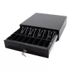 Electronic cash drawer Olympia SD 330A, metal housing, input 12–14 V, width 335 mm, depth 330 mm, height 104 mm, includes 2 keys