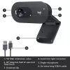 Webcam Logitech C505 HD 1280x720 USB Black