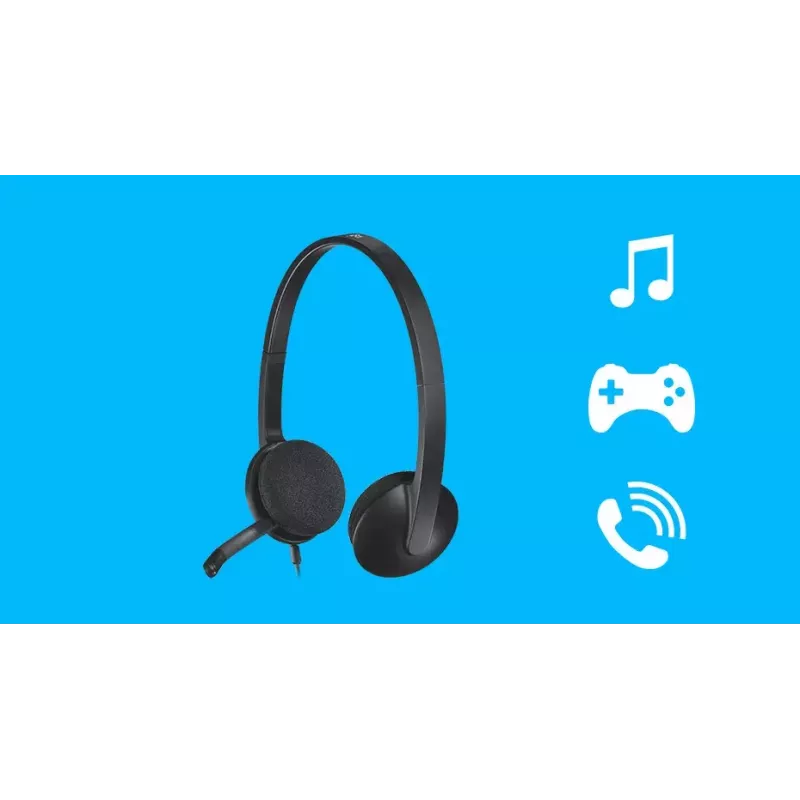 Headset Logitech H340 USB Computer Headset