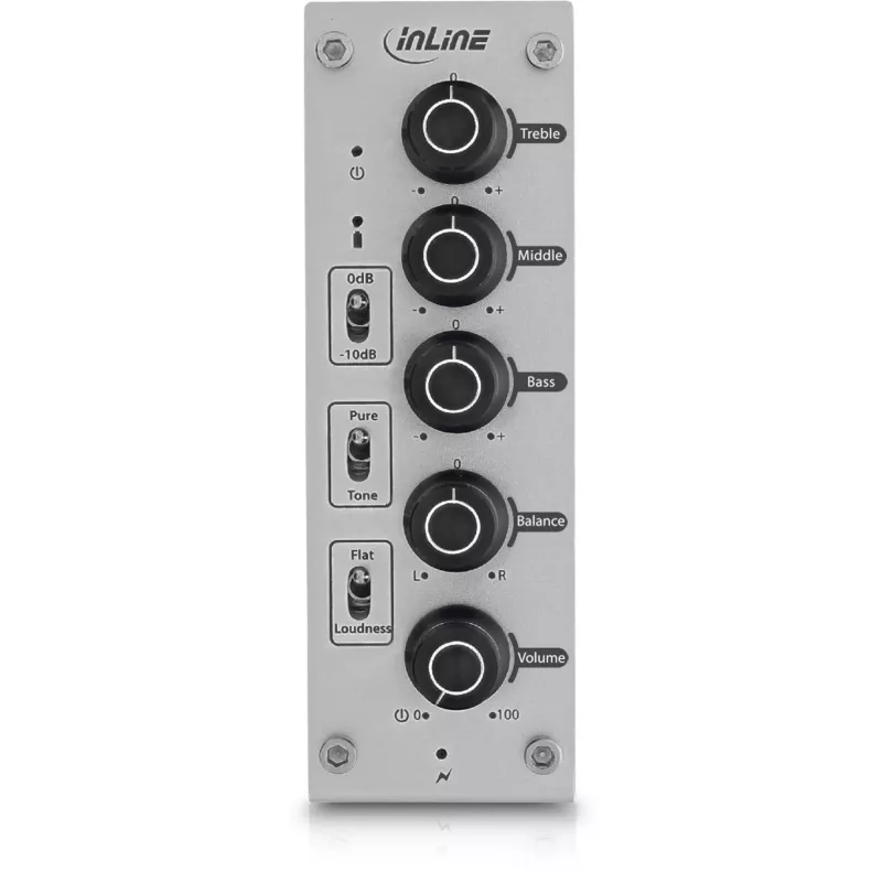 InLine AmpEQ mobile, Tri-Tone Hi-Res AUDIO Pre- and Headphone-Amp, 3.5mm stereo