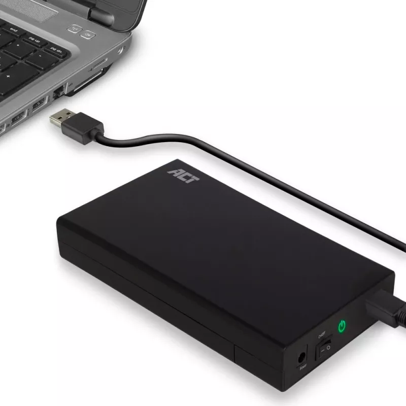 HDD/SSD enclosure ACT AC1405 3.5 inch SATA USB 3.2 Gen1 Black